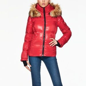 S3 Allie Fauxfurtrim Hooded Down Puffer 